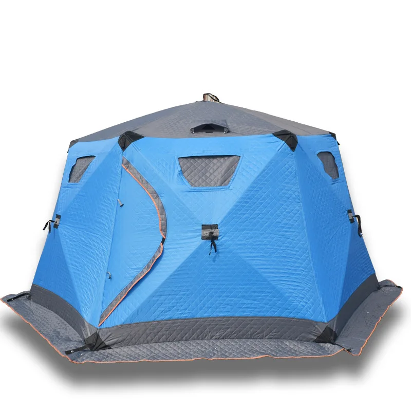 Foldable Automatic Portable Pop Up Tent For Winter Fishing Cube Ice Cube Winter Fishing Tent
