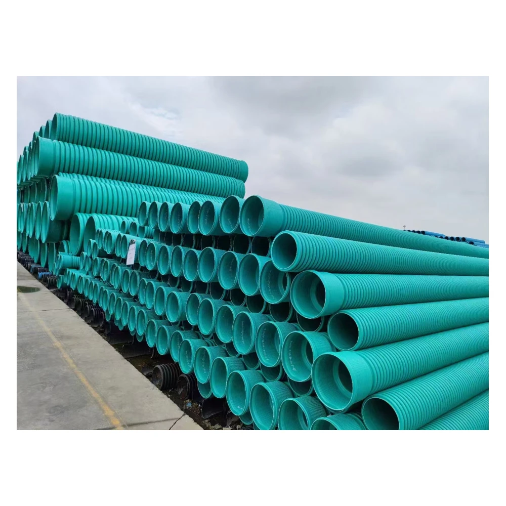 SN4 SN8 SN16 18 дюймов HDPE двухслойная гофрированная полиэтиленовая дренажная труба dwc hdpe пластиковая водопропускная