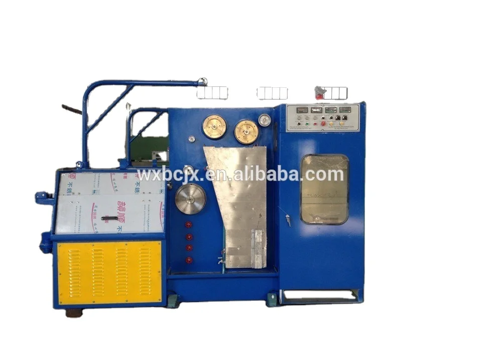 
22 dies copper fine wire drawing machine with annealer price 