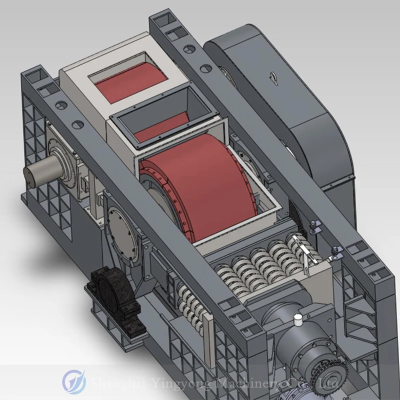 Yingyong New Hydraulic Mineral Roller Press Briquette Machines Cement Grinding Plant Core Motor Components Manufacturing
