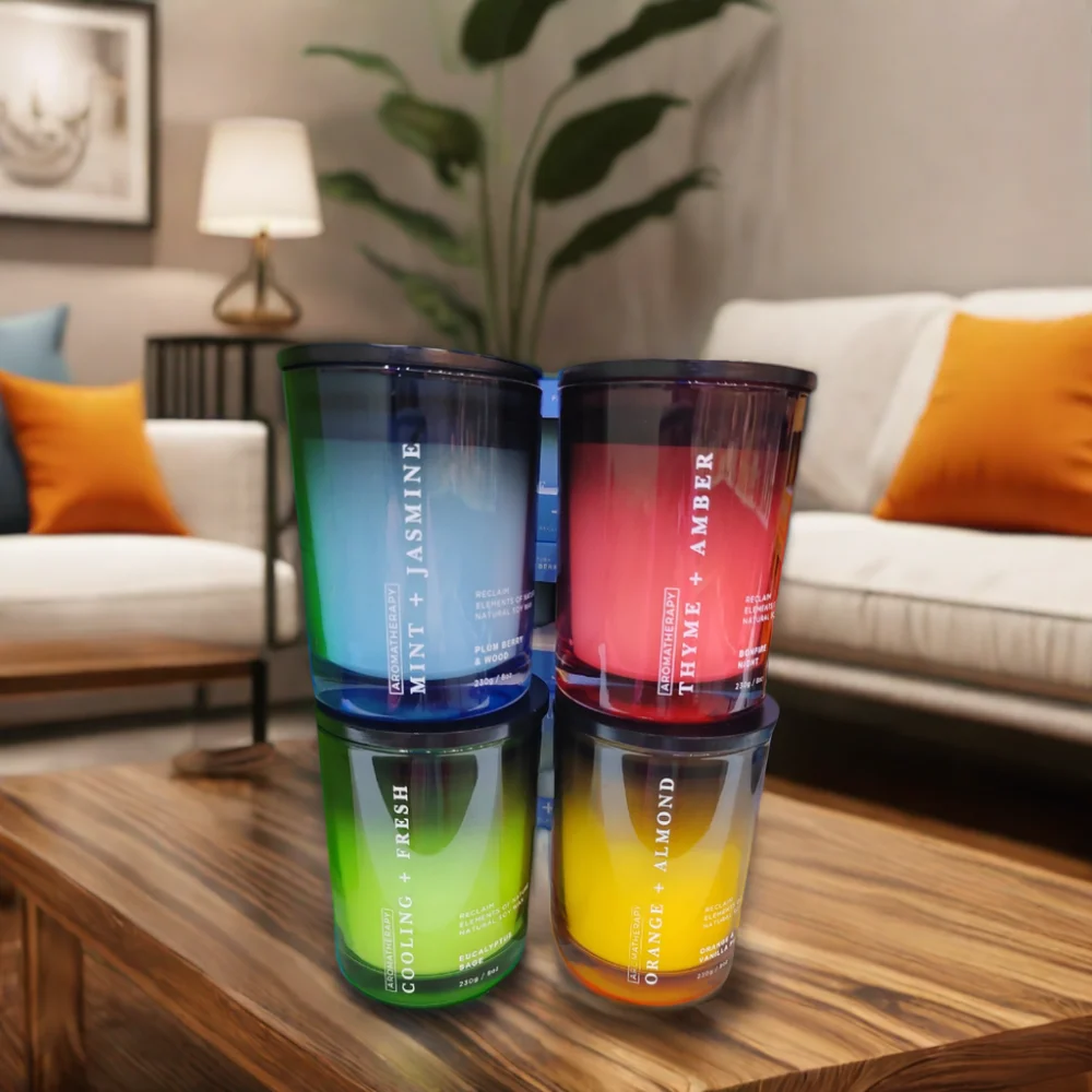 Best Selling Luxury Aromatic Candles Customized Scented Glass Jar Cotton Wicks Animal Bath Aromatherapy