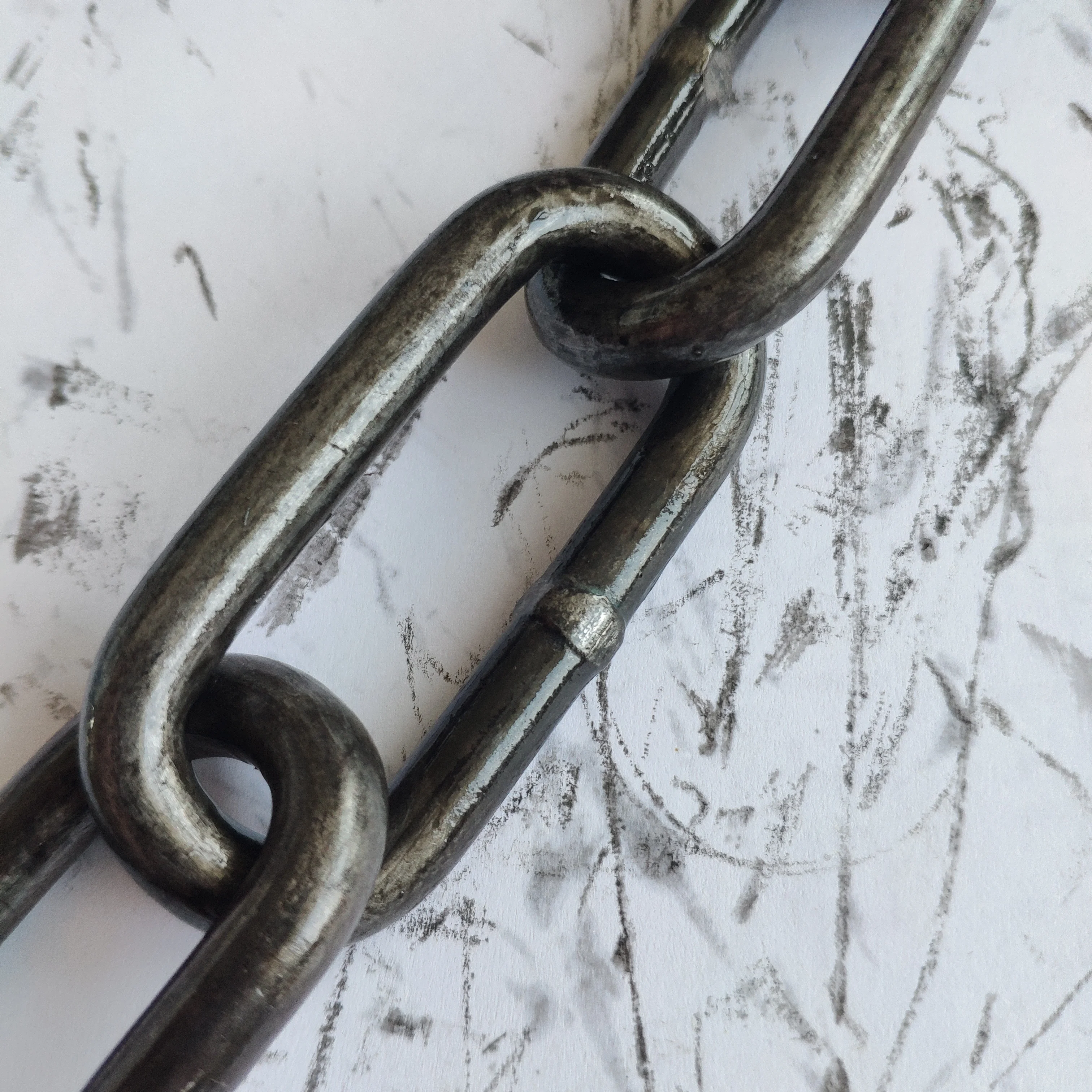 Полированная цепочка G30 G43 для самостоятельной полировки 5 мм 6 мм 8 мм 10 мм DIN5685C Длинная цепочка для звеньев