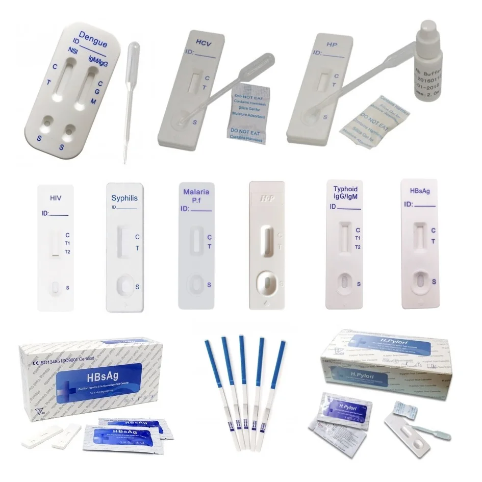 Быстрый HBV комбо 5 в 1 тестовая кассета HBsAg/HBsAb/HBeAg/HBeAb/HBcAb многопанельная Тестовая