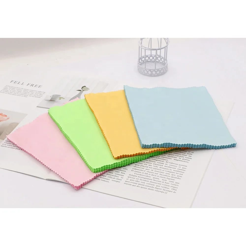 China Factory Wholesale Sunglasses Lens Cleaning Cloth  Microfiber