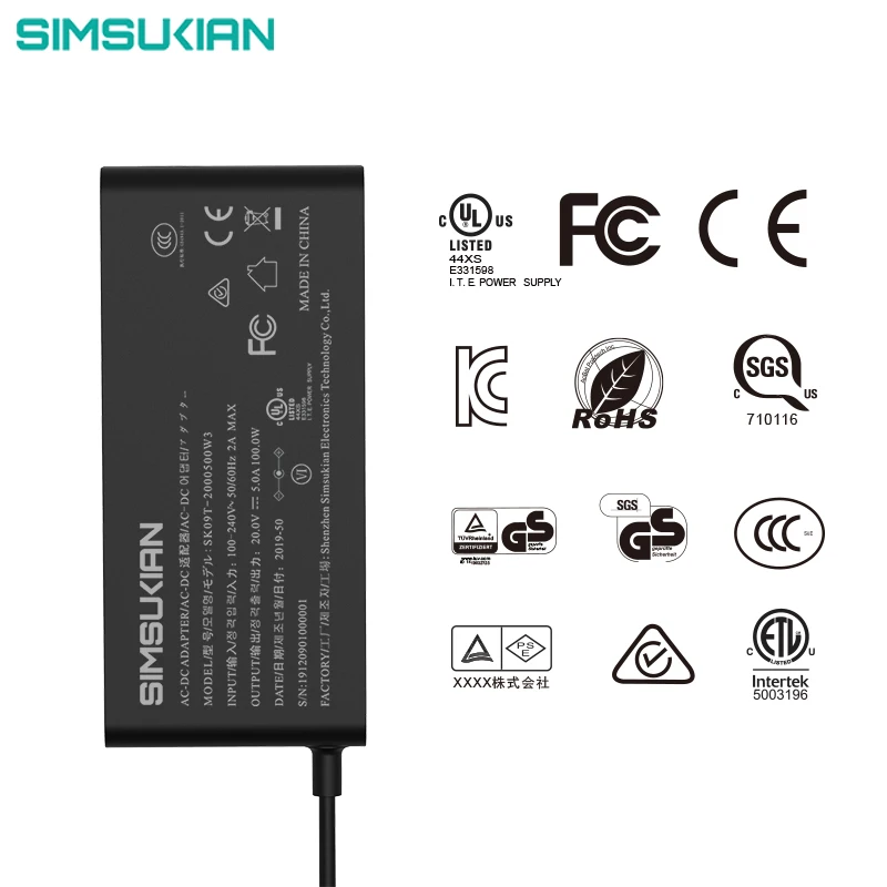 Simsukian xbox one 48vdc 24v 5a dc power supply 12v 3a 5amp ac dc desktop power supply