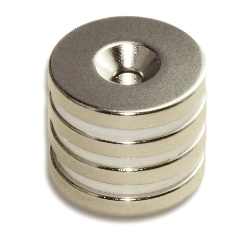 China Wholesale Segment Magnet Price N42 Neodymium Magnets with Holes