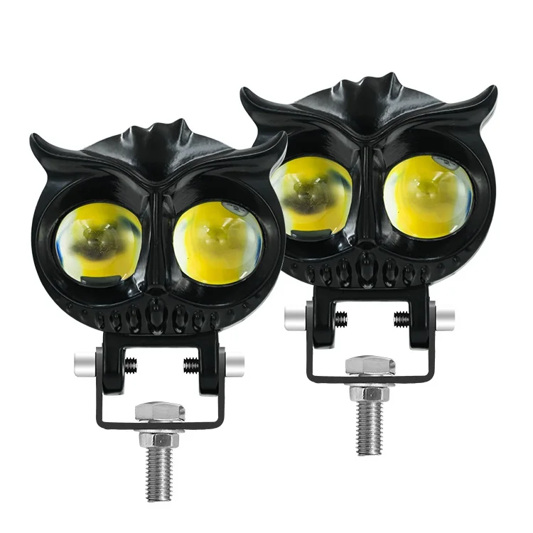 Motorcycle spotlights new design white yellow led driving light fog light