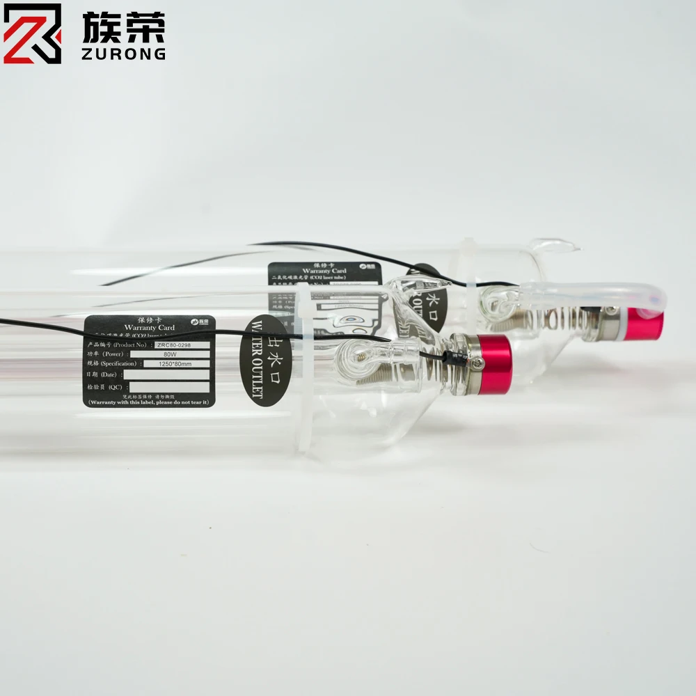 Laser tube hot sale 18 months warranty Catalyst coating 40w 50w 60w 80w 100w 130w 150w 170w CO2 laser tube