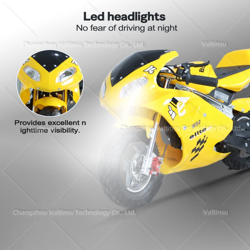 Прямые продажи с завода 49cc небольшой мотоцикл на топливе Карманный Байкер подходит для детей