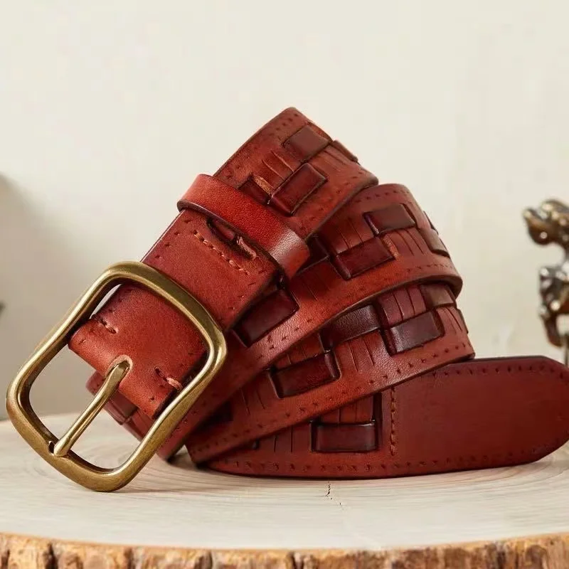 2022 New Fashion All-match Casual Business Leather Belt