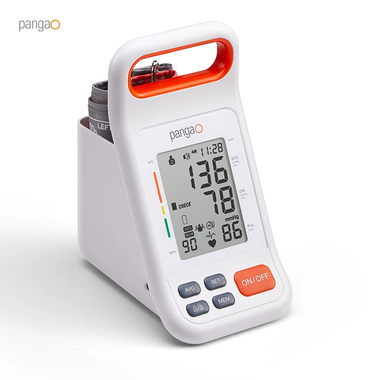 Portable Medical BP Machine Digital Blood Pressure Tester Large Arm Cuff Sphygmomanometer