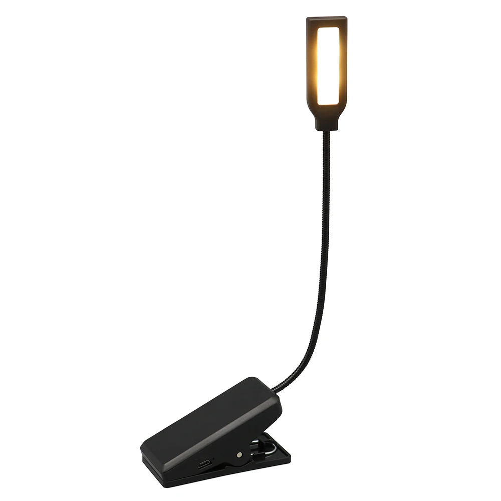TIANHUA Eye-care 3 Colors Table Reading Lamp uv clip 3w mini led clip book bedside reading table lamp