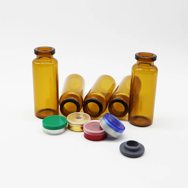 Pharmaceutical Good Hydrolytic Resistance Medical Glass Vial 3ml 5ml 10ml Glass Vials with Flip Top For Injection