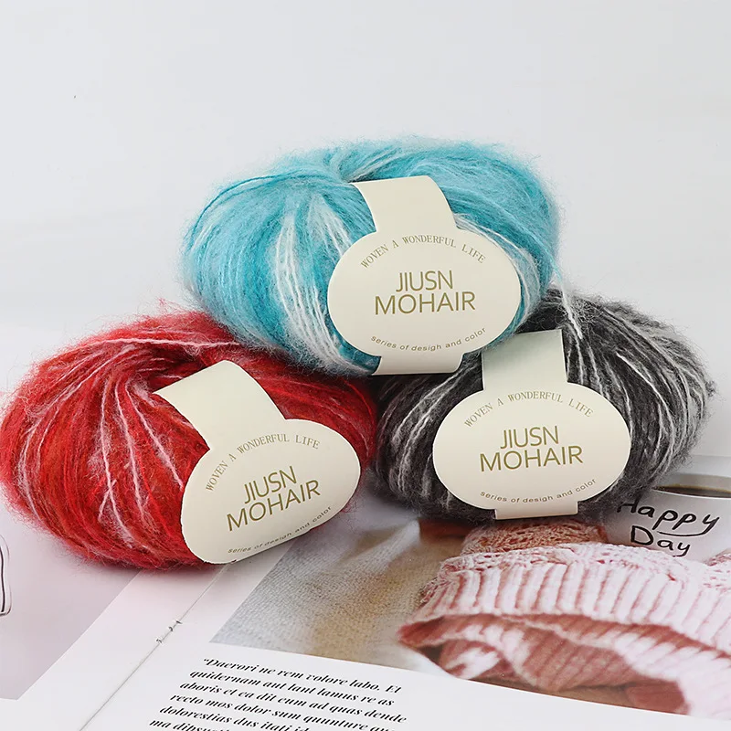 2021 59 Colors New Soft Pure Cashmere Wool High Quality Mohair Yarn Merino Hand Knitting Wool Yarn