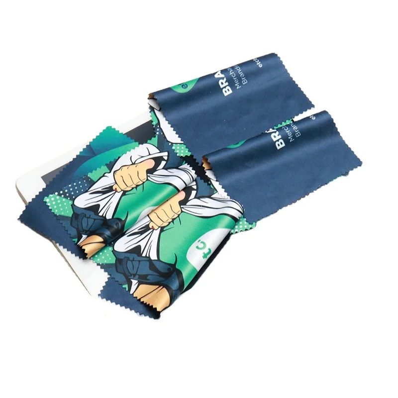 microfiber camera cleaner cloth microfiber adult glasses cleaning cloth with logo Color printing adult glasses cleaner cloth
