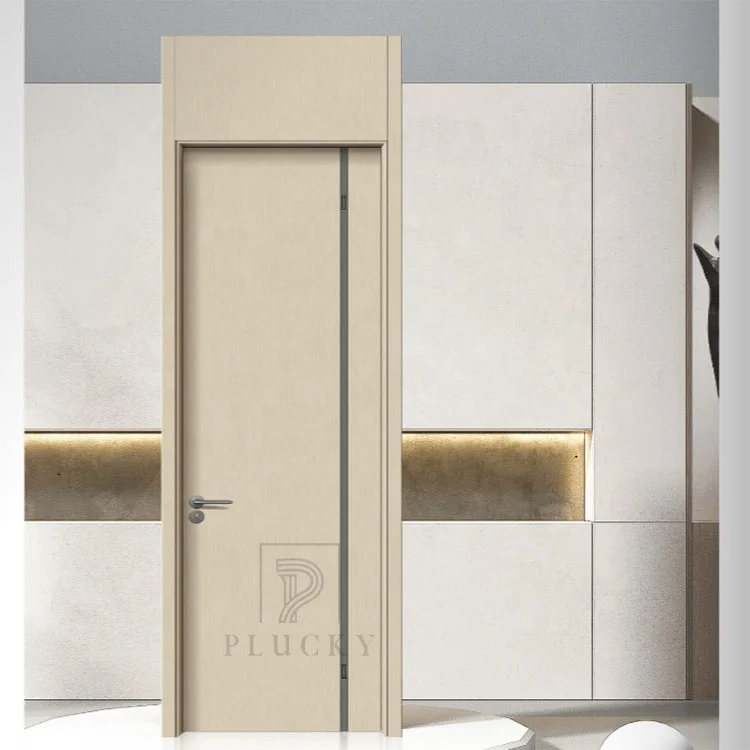 Latest new material competitive price interior solid core wooden door