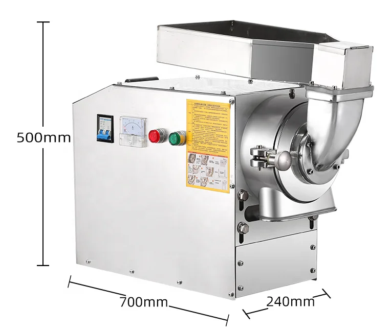 Herb Maize Peanut Cassava Leaves Grinder Powder Grinding Machine Powder