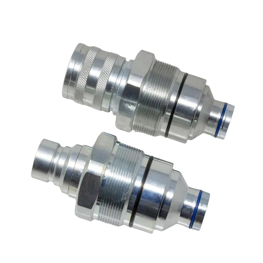 Male & Female Flat Face quick connect coupler 47396760 & 47396761 quick coupling hose connectors