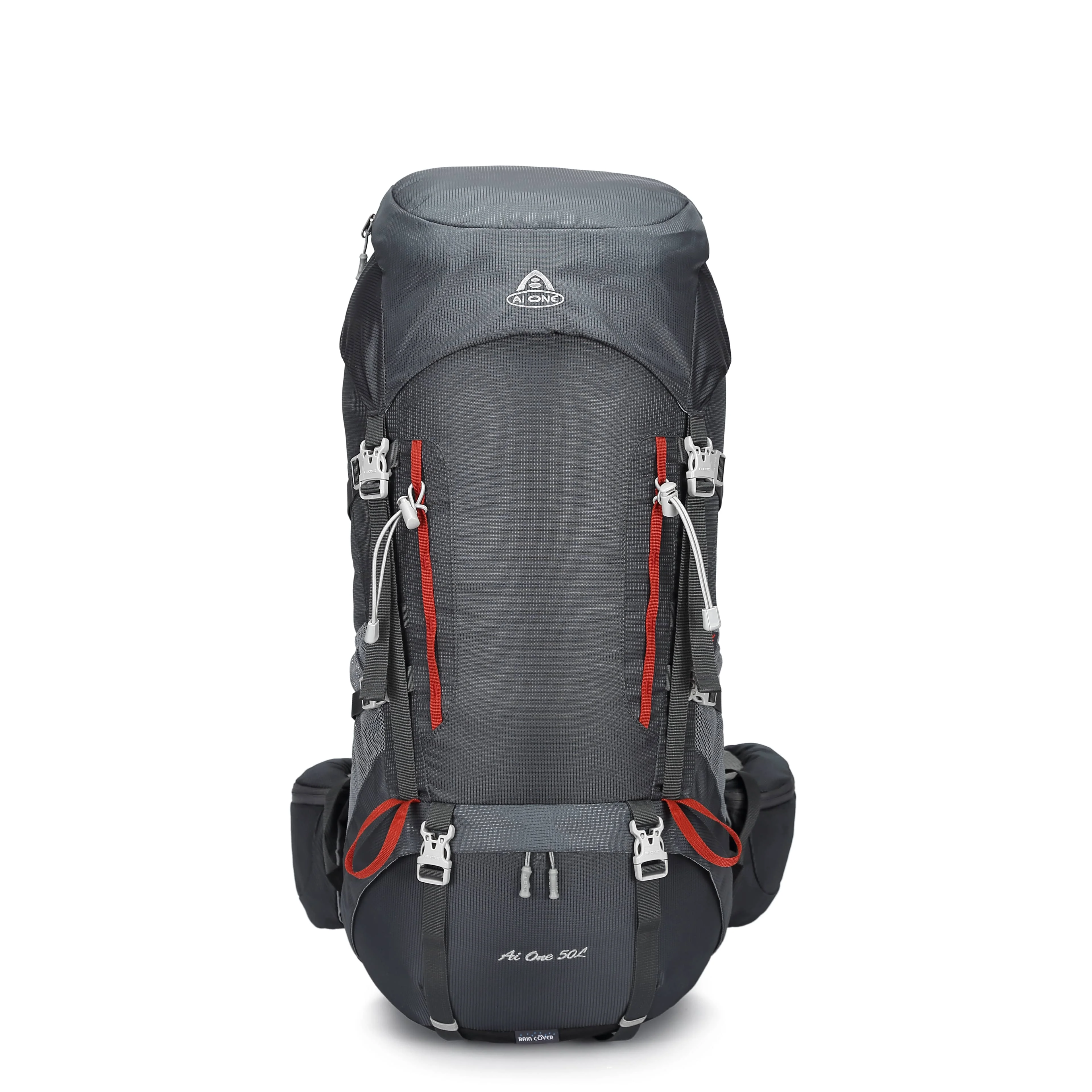 Aione 50L Hiking Backpack, Water Resistant Lightweight Outdoor Sport Daypack Travel Bag for Camping Climbing Touring