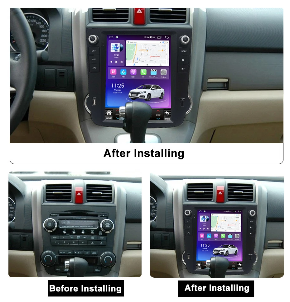 Mekede TS series double din car radio system for Honda CRV 2006-2012 BT car audio stereo players