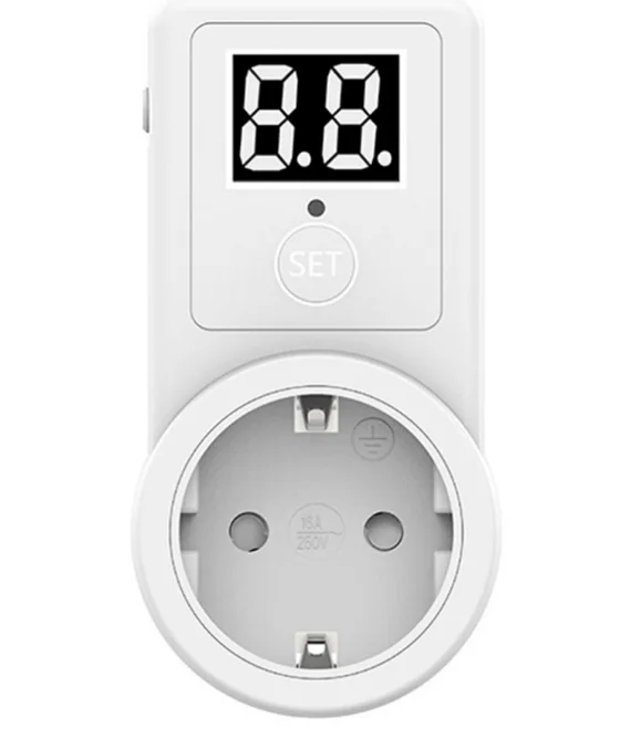 2 digital Countdown EU Timer Switch with protective layer Universal Socket Plug-in Time Control