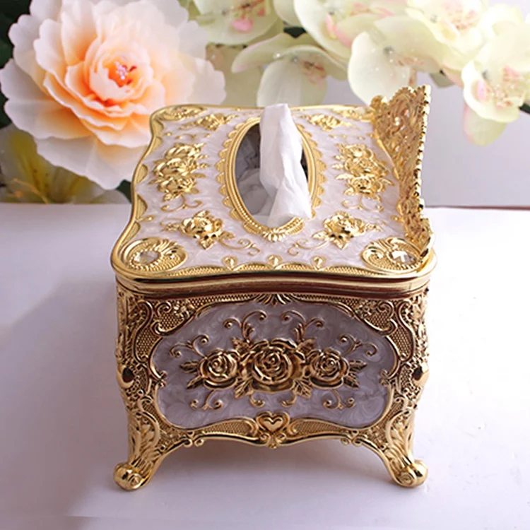 
Wholesale Luxury Hotel napkin holder tissue dispenser box 