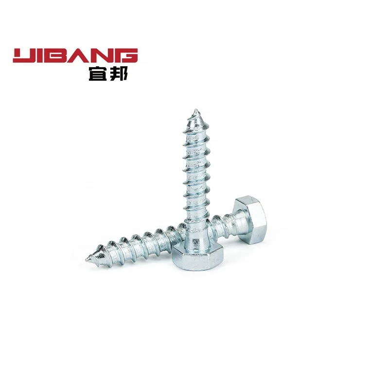 DIN 571 Tornillos Para Madera , Stainless Steel Long Short Torx Countersunk Bulk Hex head Lag Wood Screw