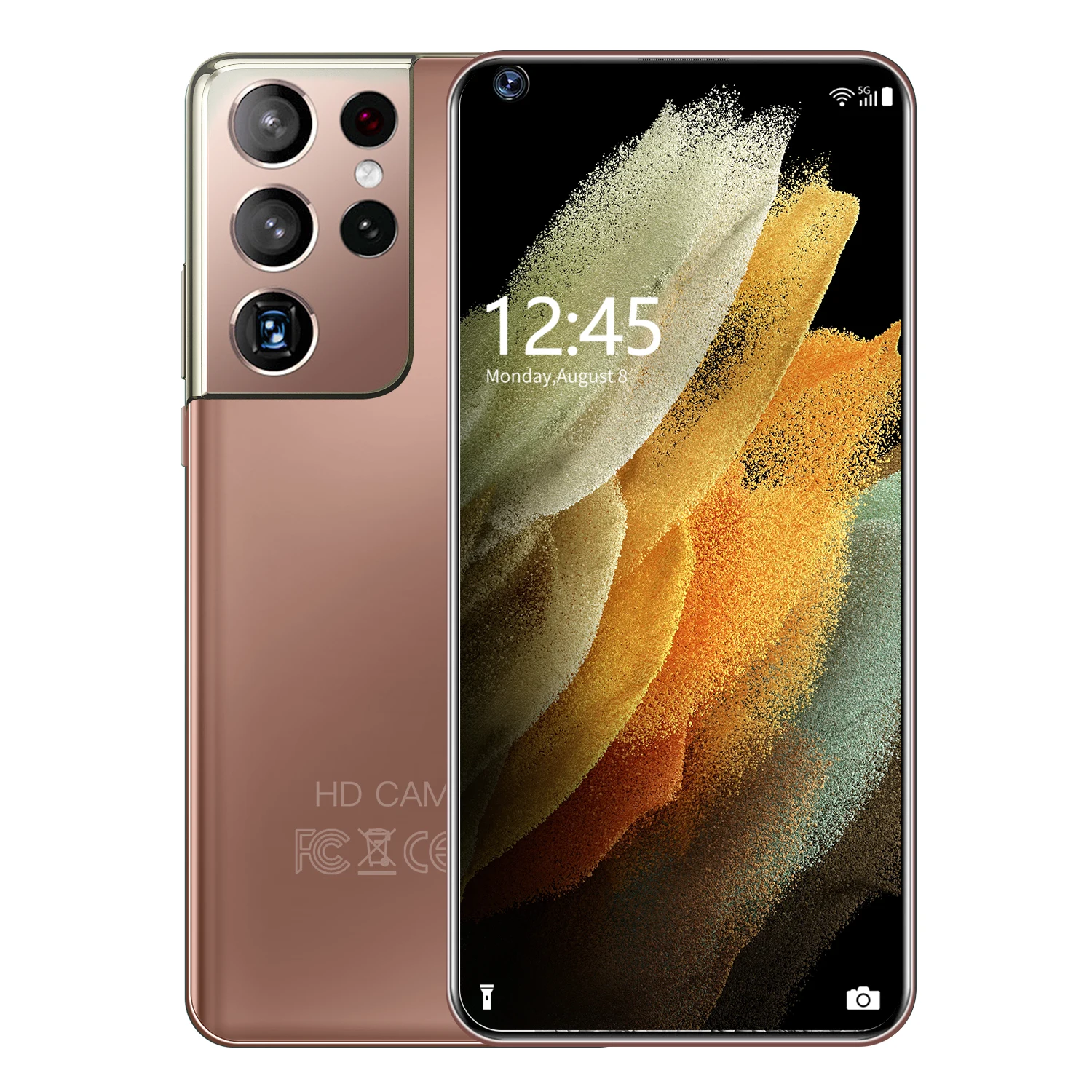 2021 новый смартфон S21 + Ultra 12 512 ГБ Rom 5G Android с двумя sim-картами MTK6899 мобильный