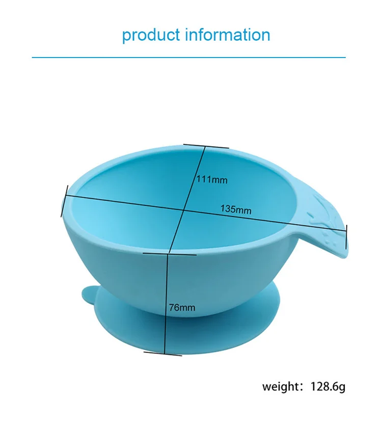 baby silicon printing bowls