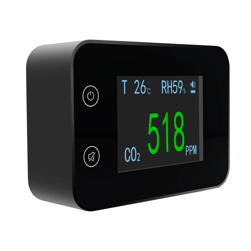 CO2 Detector Monitor Tester  Humidity Air Quality Detector C02 Meter