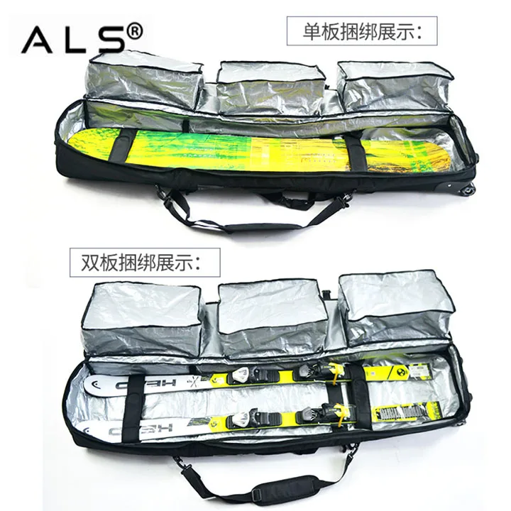 
High Quality Winter Sports custom snowboard trolley bag,ski equitment ski bag 