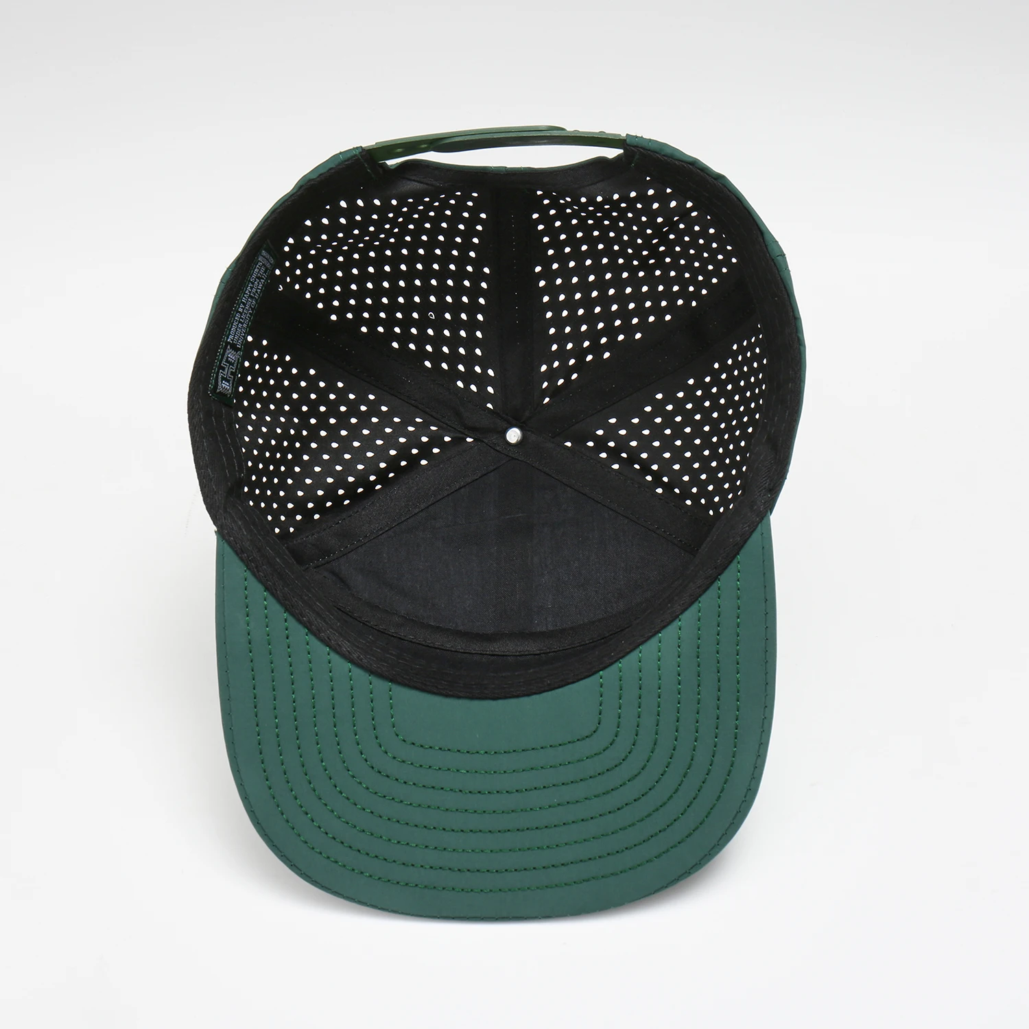 2024 New Wholesale Custom High Quality 3D Embroidery Logo Customized 7 Panels Baseball Cap Nylon Flat Visor  Hat Cap