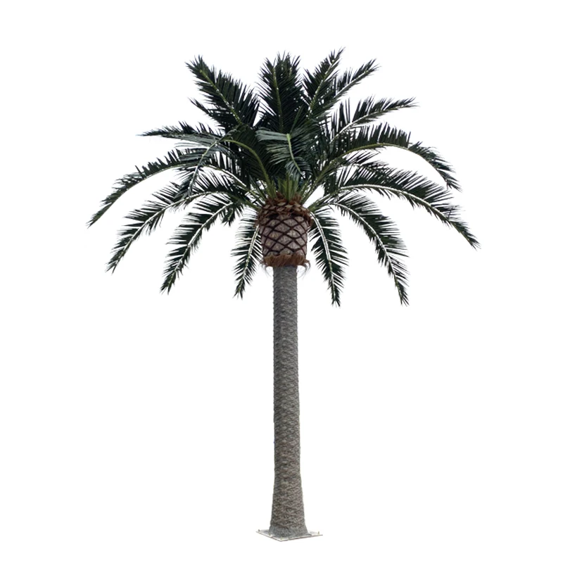 Factory Direct Sale Customized Big Fake Seaweed Palm Tree Large Artificial Date Palm Tree For Garden Hotel Landscaping & Decking
