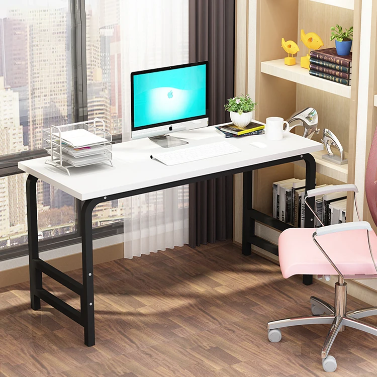 computer desk office desk modern writing table desk with metal legs