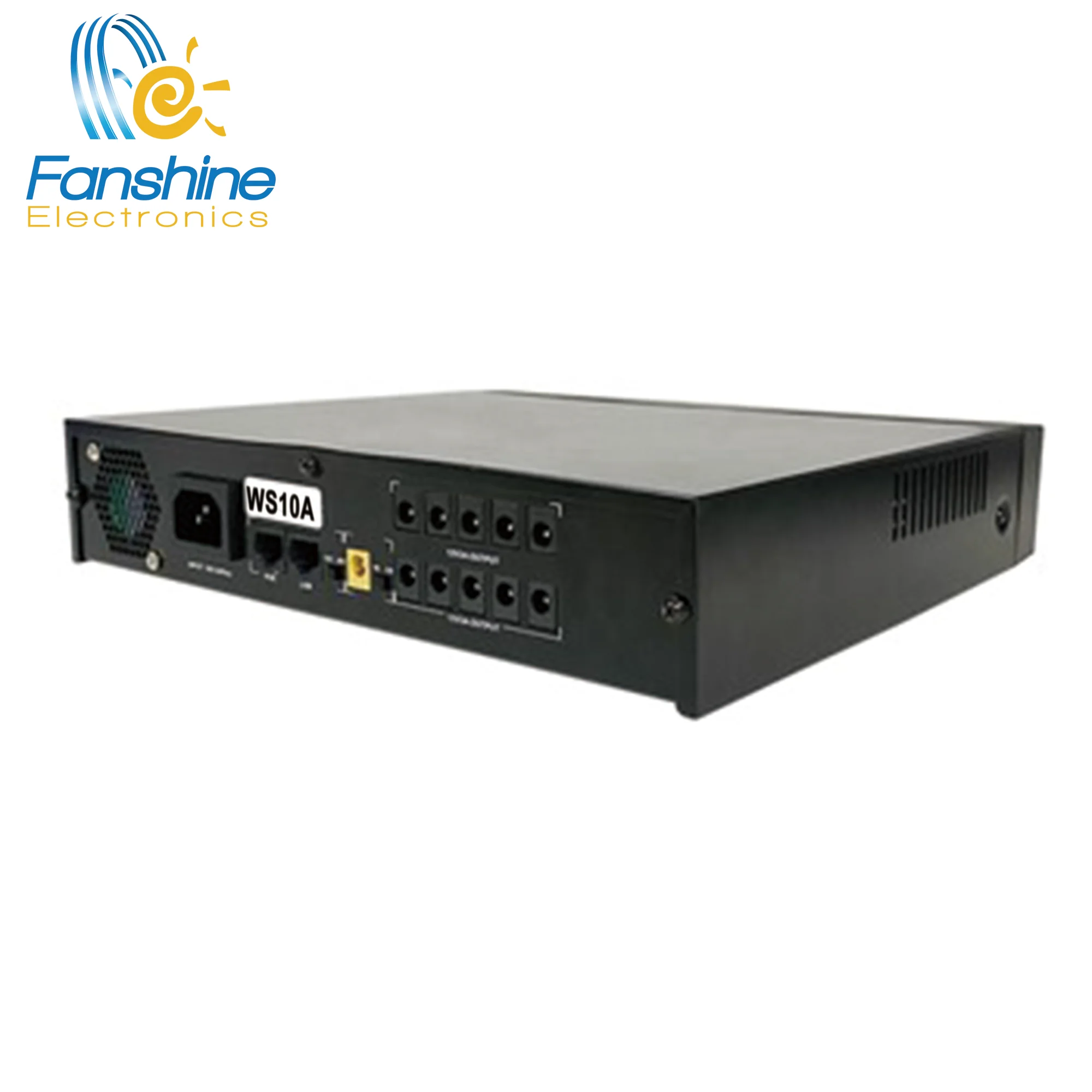 2023 Fanshine 10A 9 в 12 В 22400 мАч CCTV UPS DC с жидкокристаллическим дисплеем POE 110 Вт бесперебойный источник