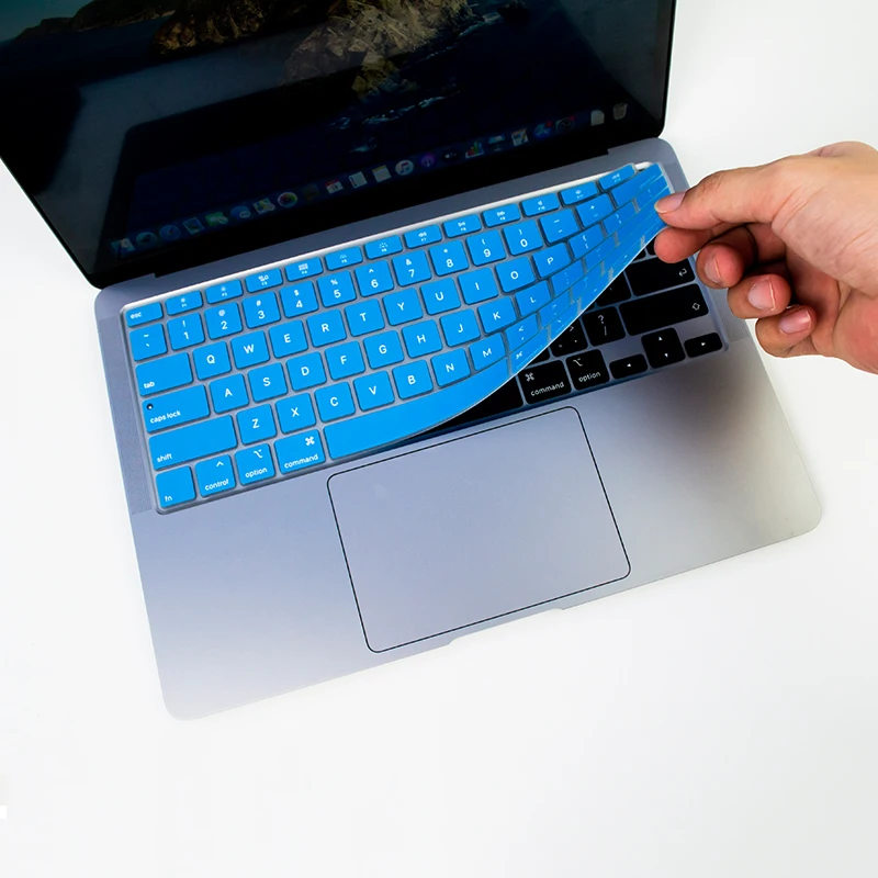 US Version High Quality 0.18mm Silicone Keyboard Skin Cover Protector Film For Macbook Pro 13 inch  2020 And Pro 16 Inch 2019