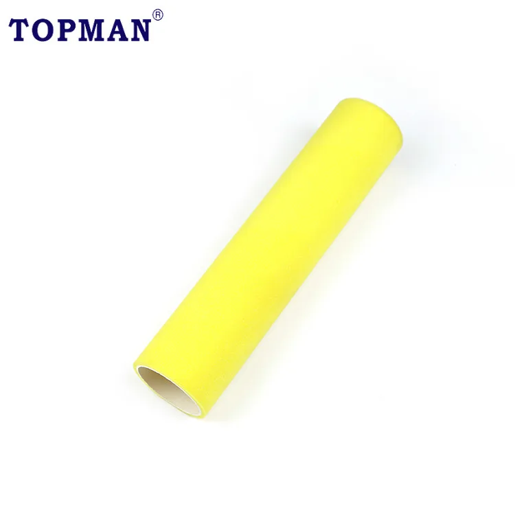TOPMAN 9x1/8 дюймов быстрое и равномерное покрытие с краской на основе растворителя супер гладкой тонкой отделкой валик для краски высокой плотностью пены