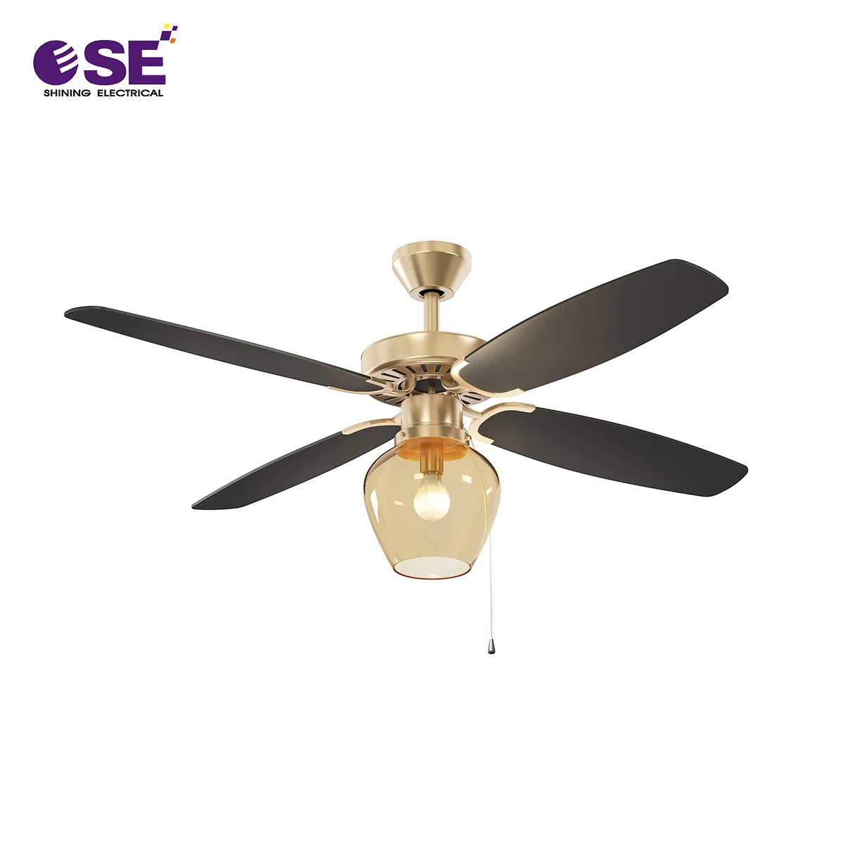 52 inch ventiladores de techo con luz classical decorate ceiling fan with large lamp