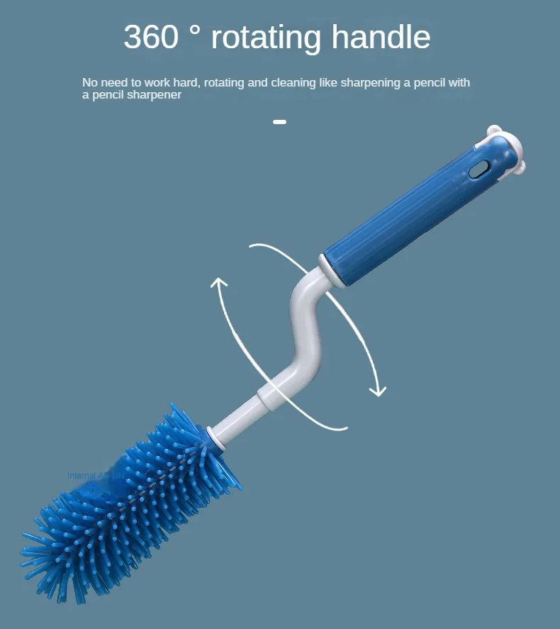 Cleaning Cup Glass Milk Brush Set Bottle Brushes Baby Bottle Cleaner Brush Set For Travel