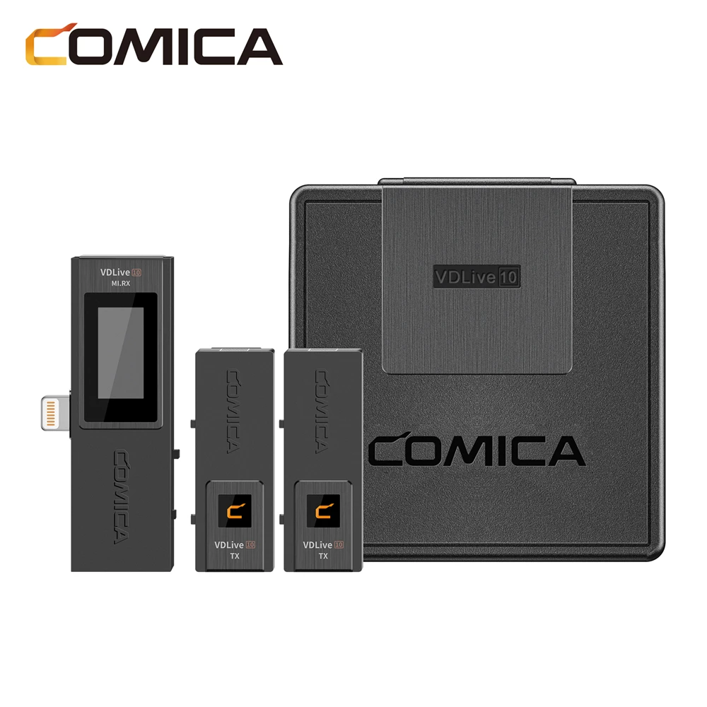 COMICA VDLive10 MI Versatile 2.4G Wireless USB Microphone video shooting, live streaming, online conference, online teaching