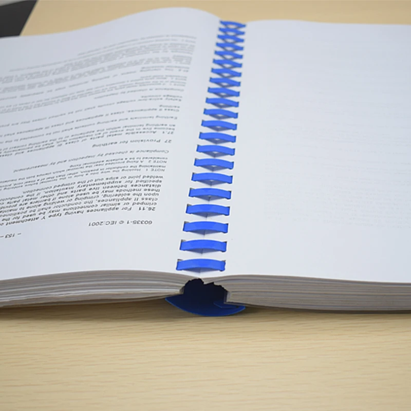 RAYSON SD-1201comb binder 21 hole comb apron / clip strip punch binding machine