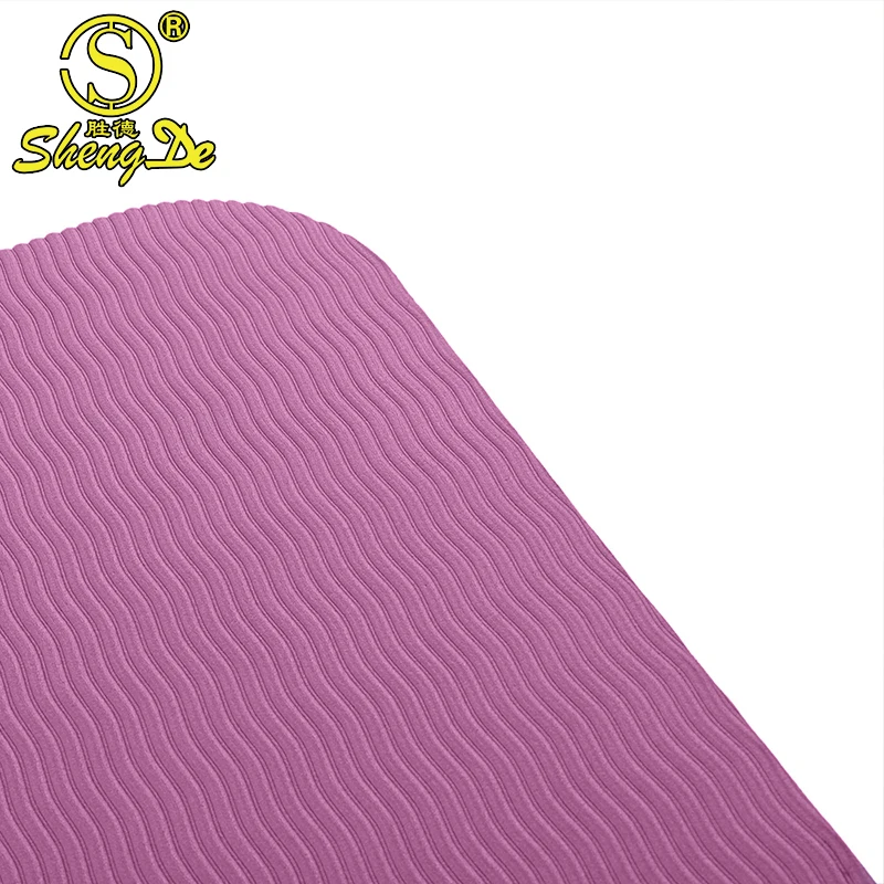 SHENDGE High Elasticity Non Slip High Quality Custom Logo Gymnastics TPE Yoga Mat