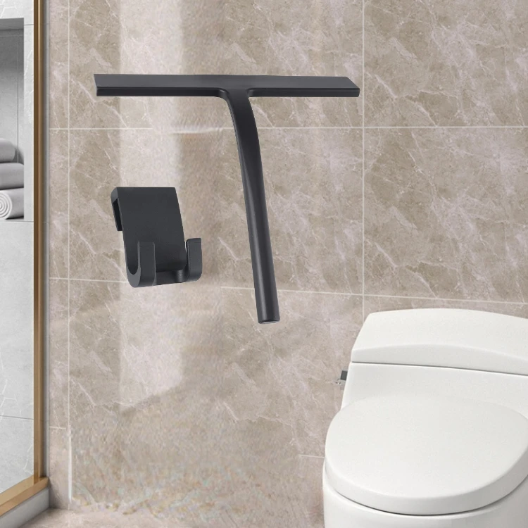 Short handle kitchen bathroom shower glass squeegee wiper blade clean tools window cleaning squeegee silicone shower squeegee