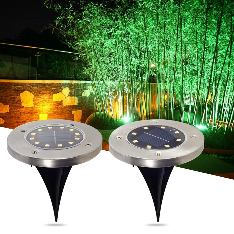 China Manufactory solar powered glue filling waterproof ip68 Garden Light  Lawn Lamp Outdoor Garden Decorative Light