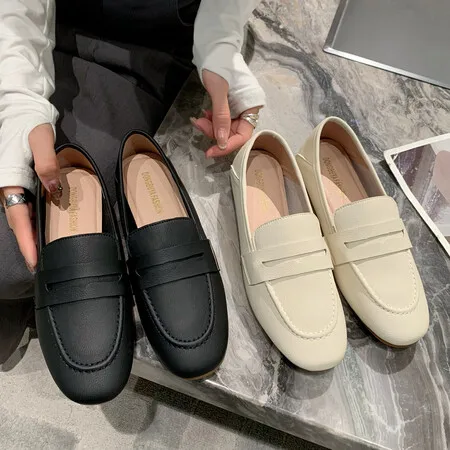 wholesale High quality flat leather dress shoes oxford casual office outdoor shoes factory customize fashion comfortable shoes