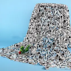 Latest Eco-Friendly Nigerian Rhinestone Two-Tone Cord Water Soluble Lace Fabric