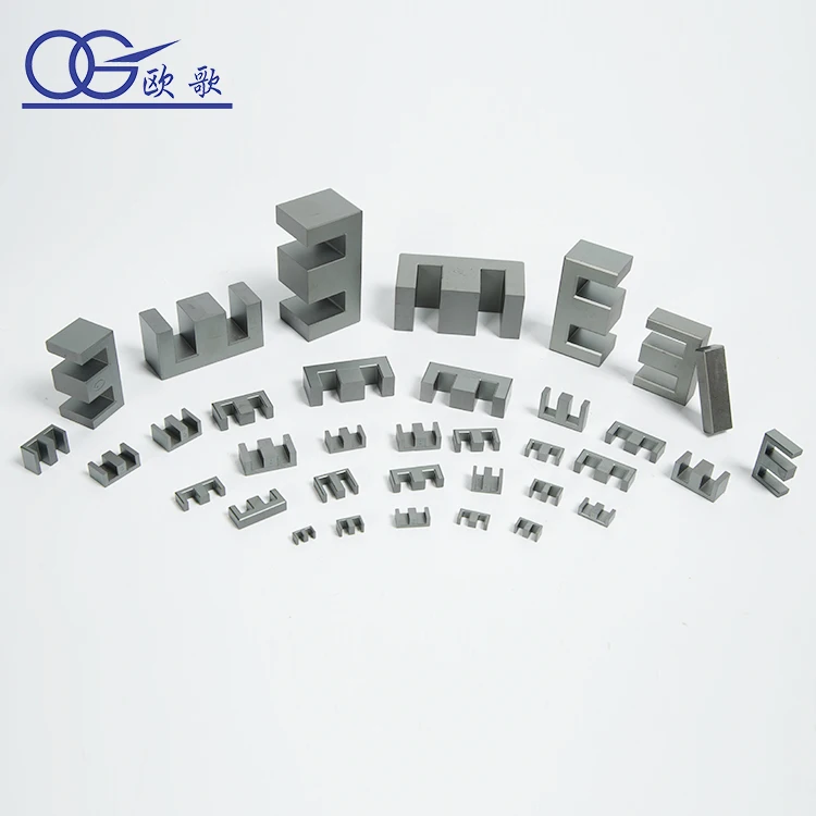 XUYI OUGE EE13 EE16 EE19 EE Series Mn Zn Ferrite Magnet Ring Ferrite Magnet High Frequency Transformer Core