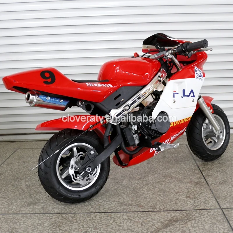 Chinese Cheap 2 Stroke Pocket Bike 50CC Motorcycles for Children