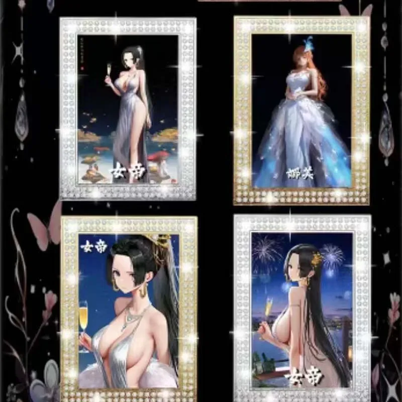 Wholesale OnePiecees Cards Bonfire Studio Diamond Metallic Anime Trading Collection Cards Toy Gift