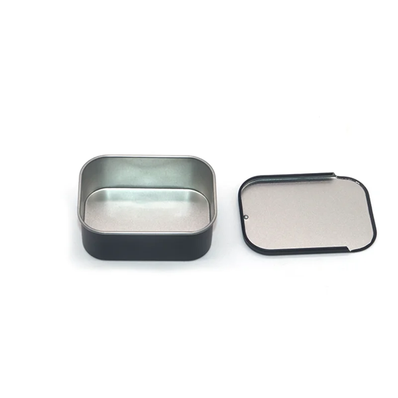 Custom Logo Custom Artwork Small Sliding Tin Metal Wholesale Gift Box Mini Sliding Mint Packaging Metal Tin Box